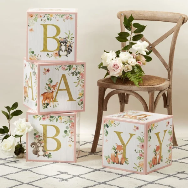 4 Piece Paper New Baby Decoration Kit