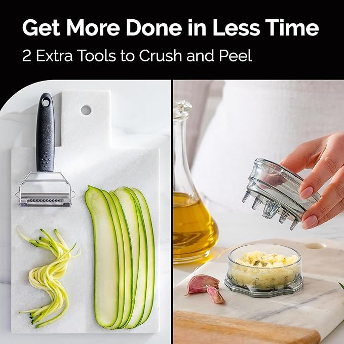 Cheese Grater with Garlic Crusher - Image 3