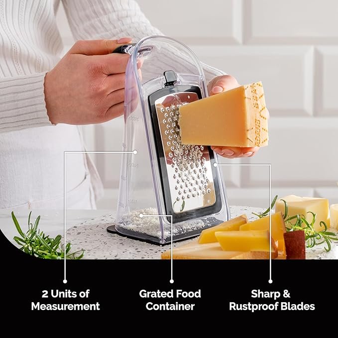Cheese Grater with Garlic Crusher - Image 4