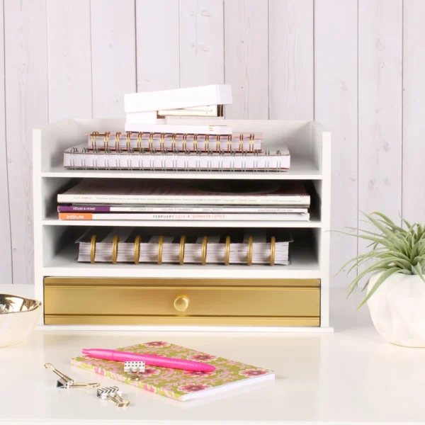Wood Desk Organizer