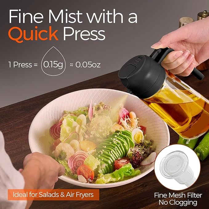YARRAMATE 2Pcs 16oz/470ml Olive Oil Dispenser - Image 4