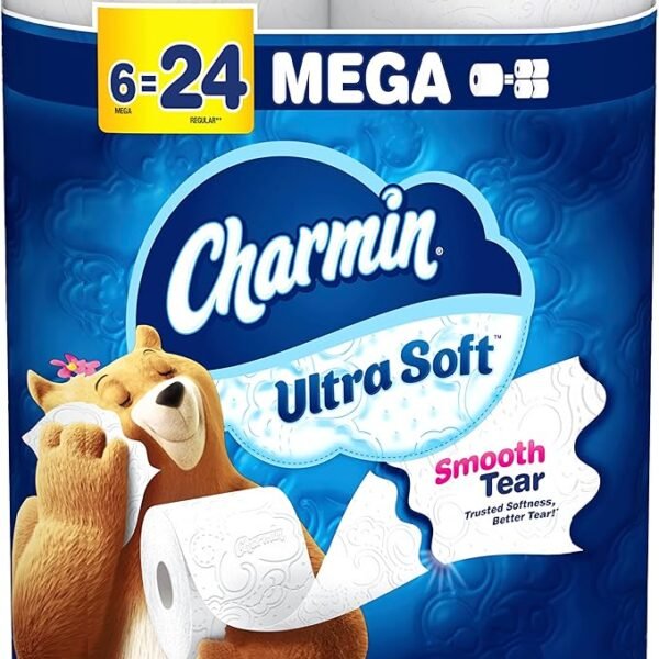 Charmin Ultra Soft Toilet Paper 6 Mega Rolls