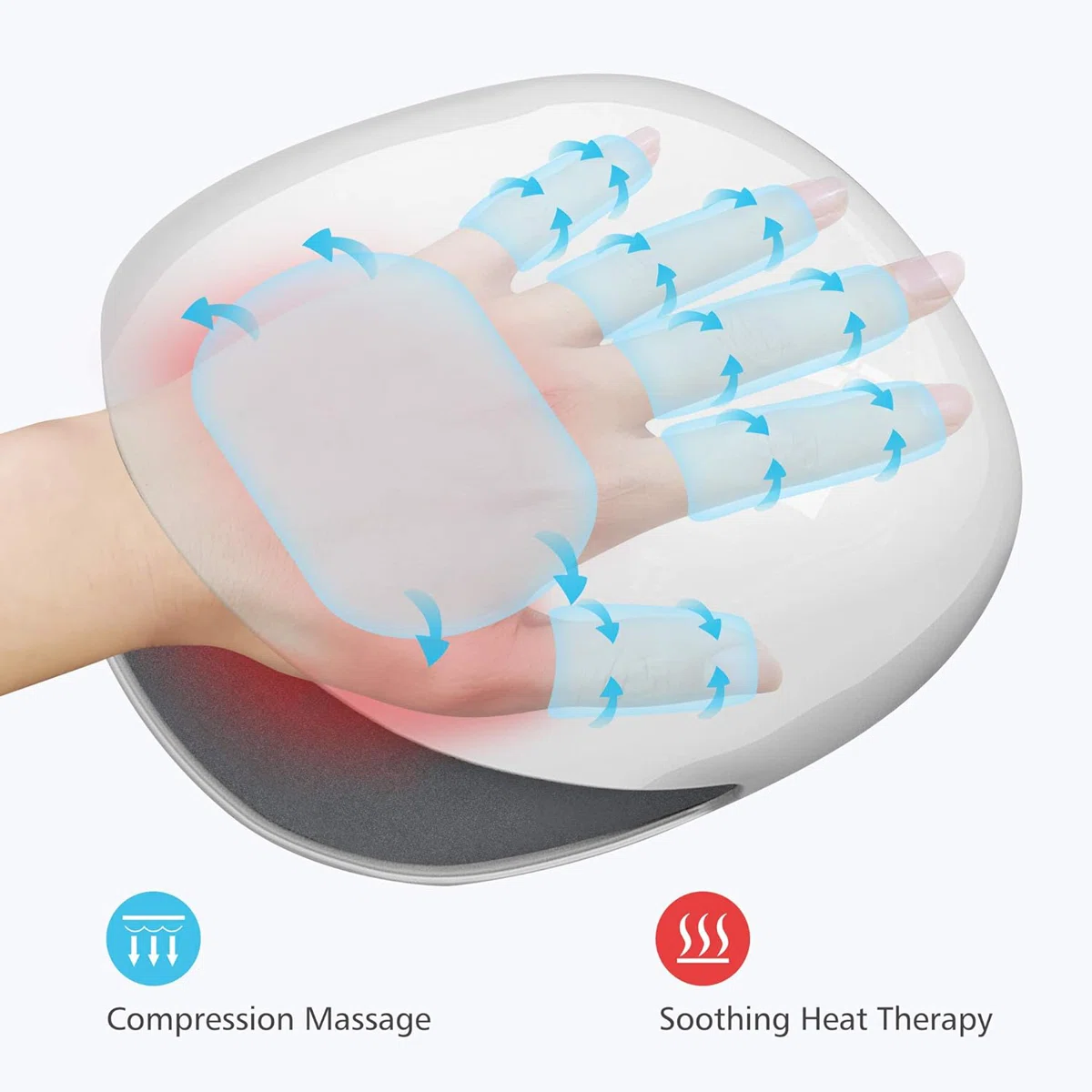 COMFIER Wireless Hand Massager with Heat - Image 2